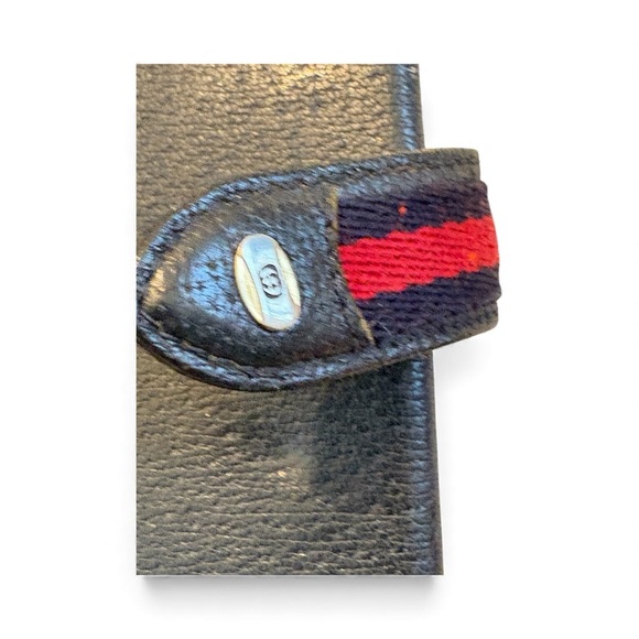 Vintage Gucci  signature Anniversary  Collection trifold wallet on chain - Picture 15 of 17